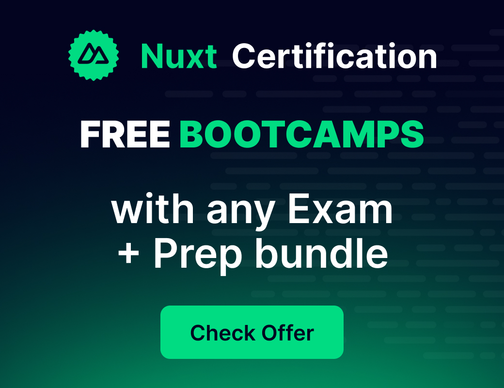 Nuxt Certification Bootcamp